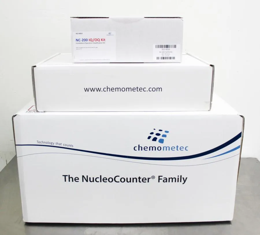 Chemometec NucleoCounter NC-200 Automated Cell Counter 900-0201 w/ Laptop Stand