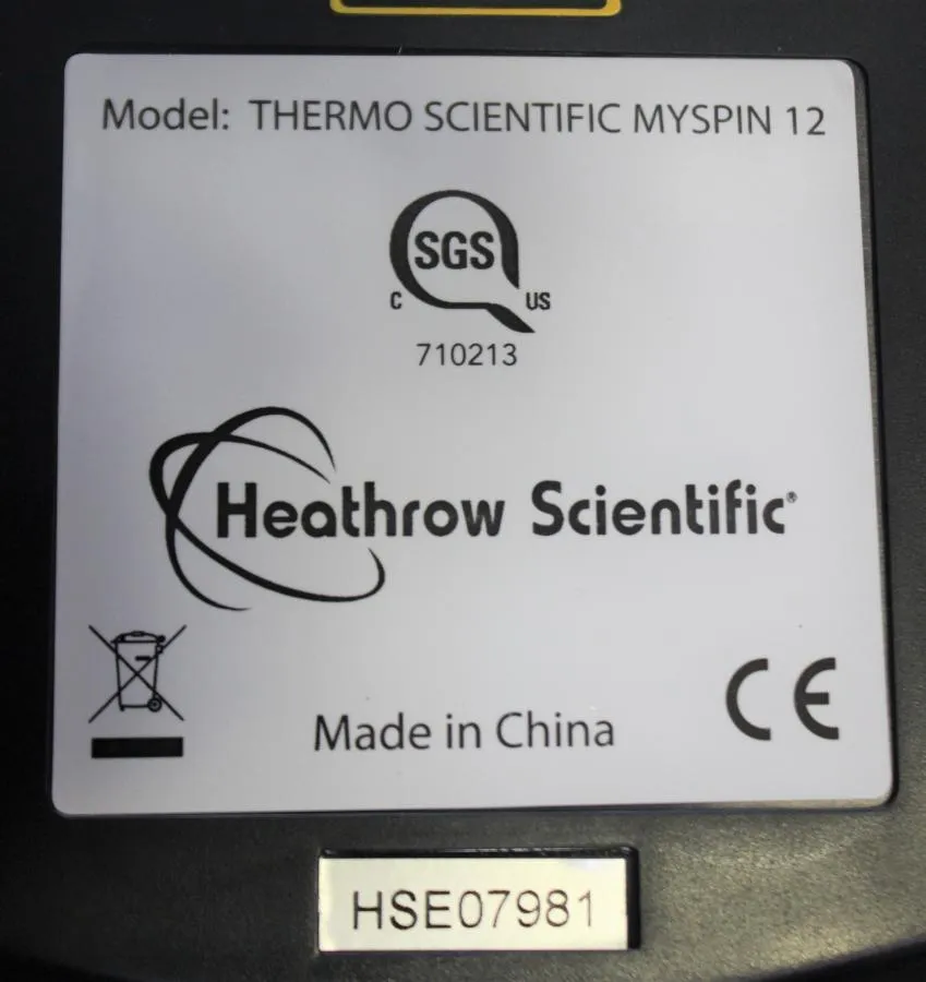 Thermo Scientific mySPIN 12 Mini Centrifuge