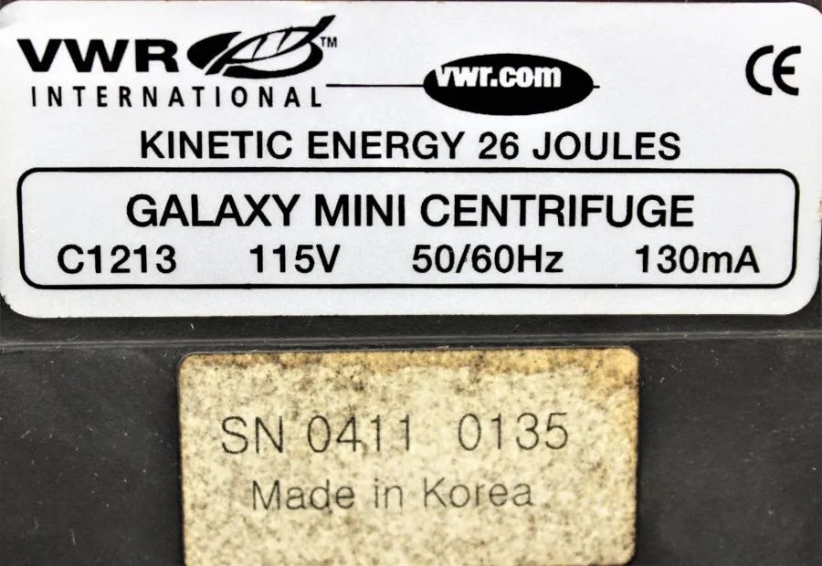 VWR Galaxy Mini Centrifuge C1213