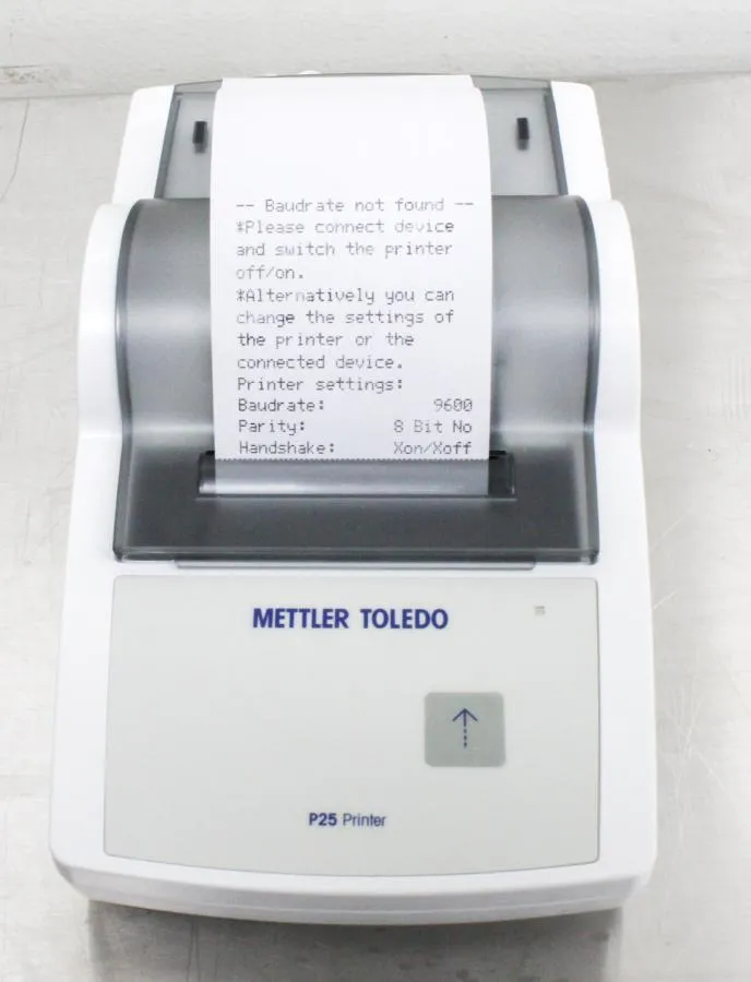 Mettler Toledo Lab Equip ACC Data Writer RS-P25 Mini Dot Matrix Printer