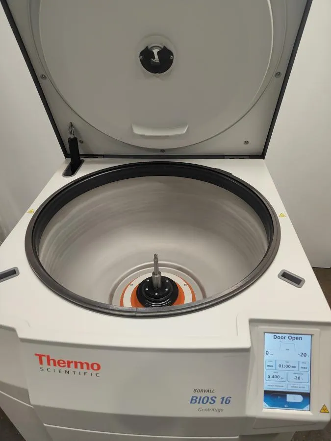 ThermoFisher BIOS 16 Liter Centrifuge 5,400 RPM 8,500 x g | High Capacity