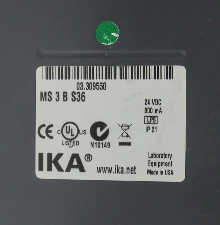 IKA Shaker/Vortexer MS3 B S36 (Agilent 2100)