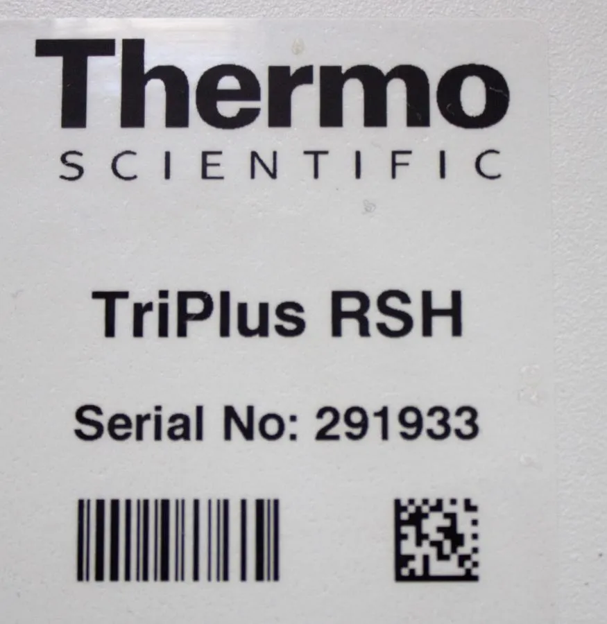 Thermo ITQ 1100 Mass Spec w/ Trace 1300 & TriPlus RSH Autosampler GC-MS System