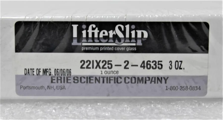 Erie LifterSlip Premium Printed Cover Glass 22IX25-2-4635 1 oz.