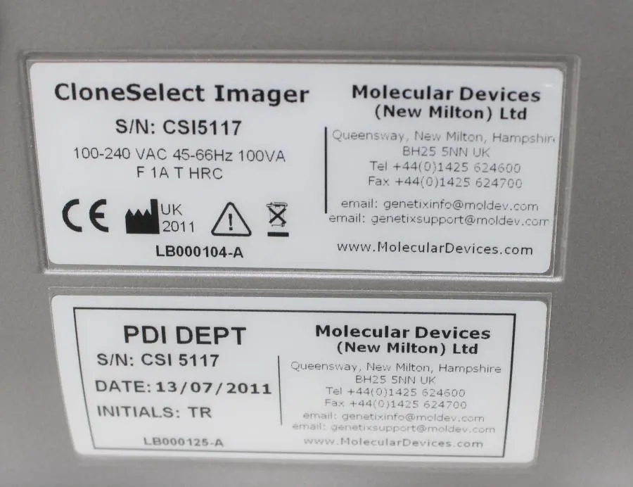 Molecular Devices CloneSelect Imager CLEARANCE! As-Is