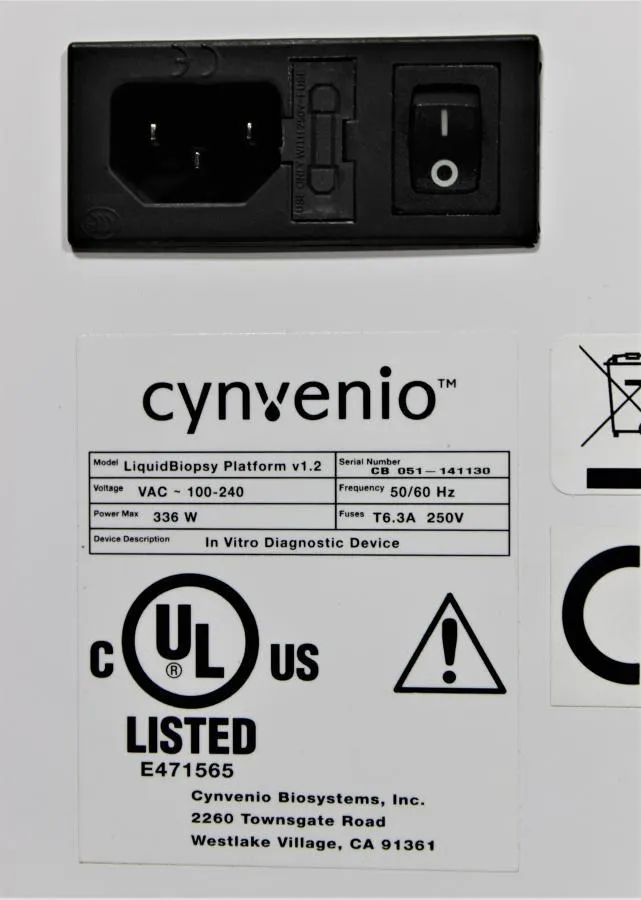 Cynvenio Liquid Biopsy Automated Rare Cell Platform v1.2 System