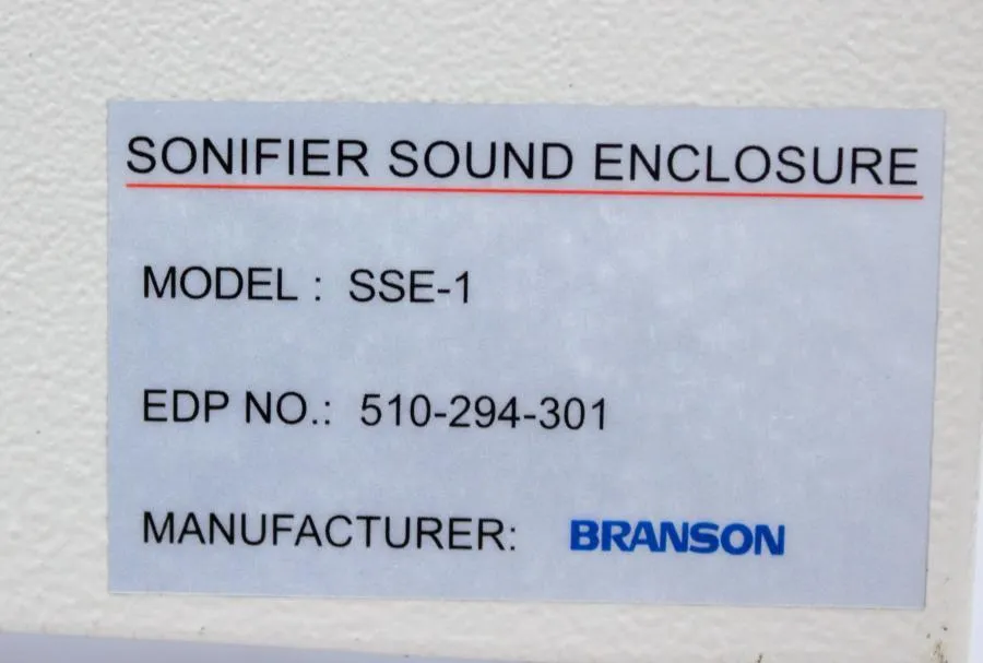 Branson Acoustic Enclosure
