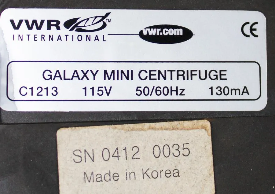 VWR galaxy Mini Centrifuge C1213