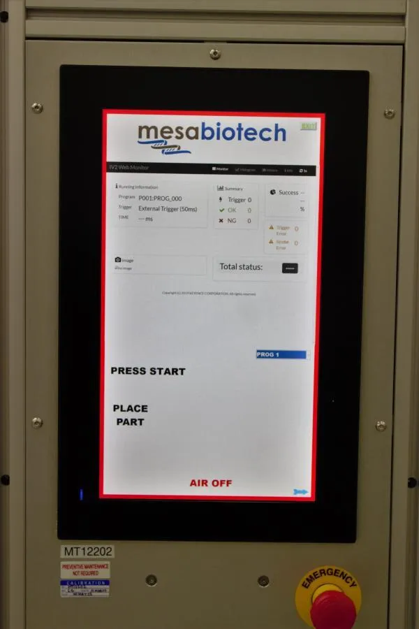 MesaBiotech 15000-000-000 Eight12 Automation Test Kit Inspection System