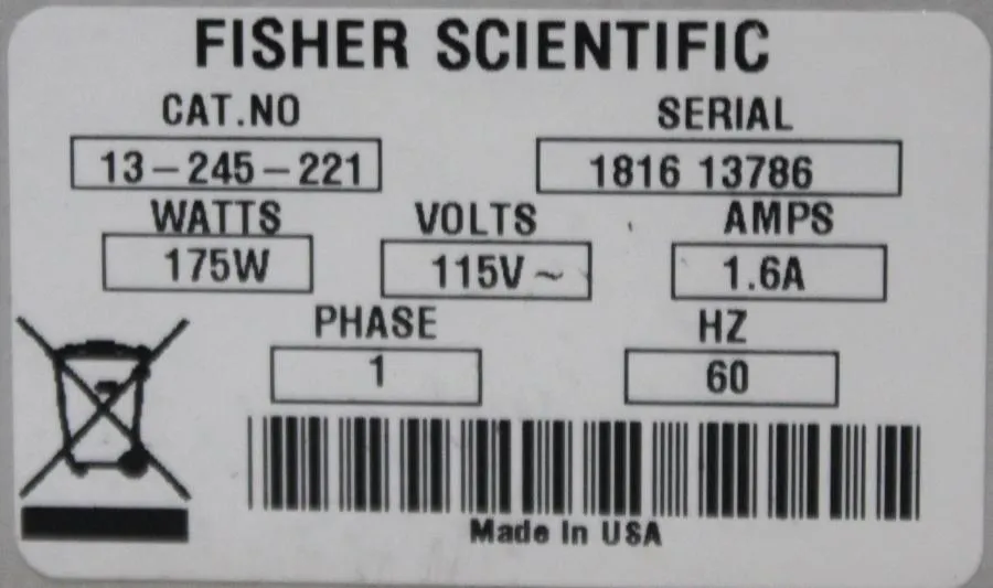 Fisher Scientific UV Crosslinker CLEARANCE! As-Is