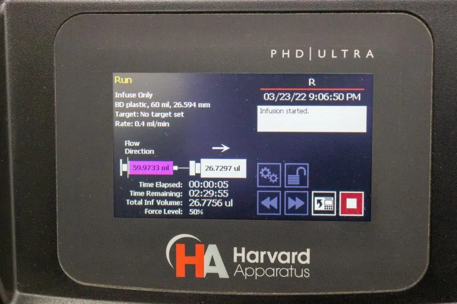 Harvard Apparatus Standard Infuse/Withdraw PHD ULTRA Syringe Pump 70-3007