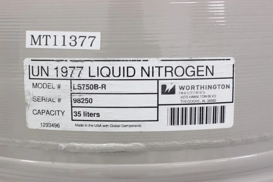 Worthington LS Series Liquid Nitrogen Refrigerators LS750B-R