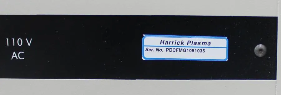 Harrick Plasma High Power Expanded Plasma Cleaner model: PDC-001