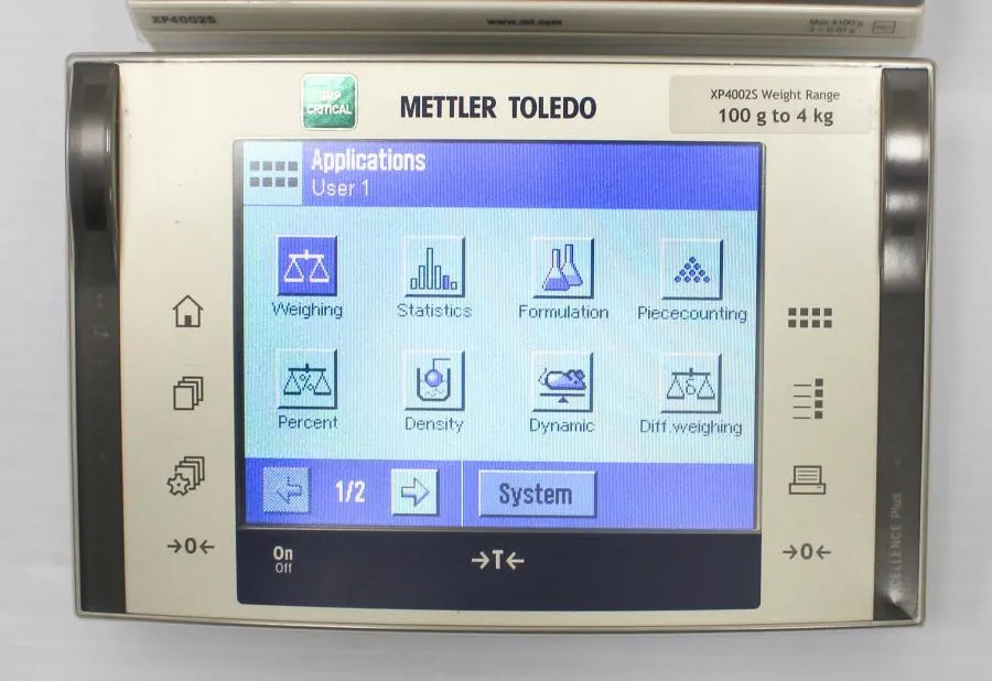 Mettler Toledo Excellence Plus XP Precision Balance model: XP4002S