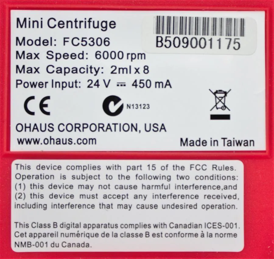 Mini Centrifuge FC5306