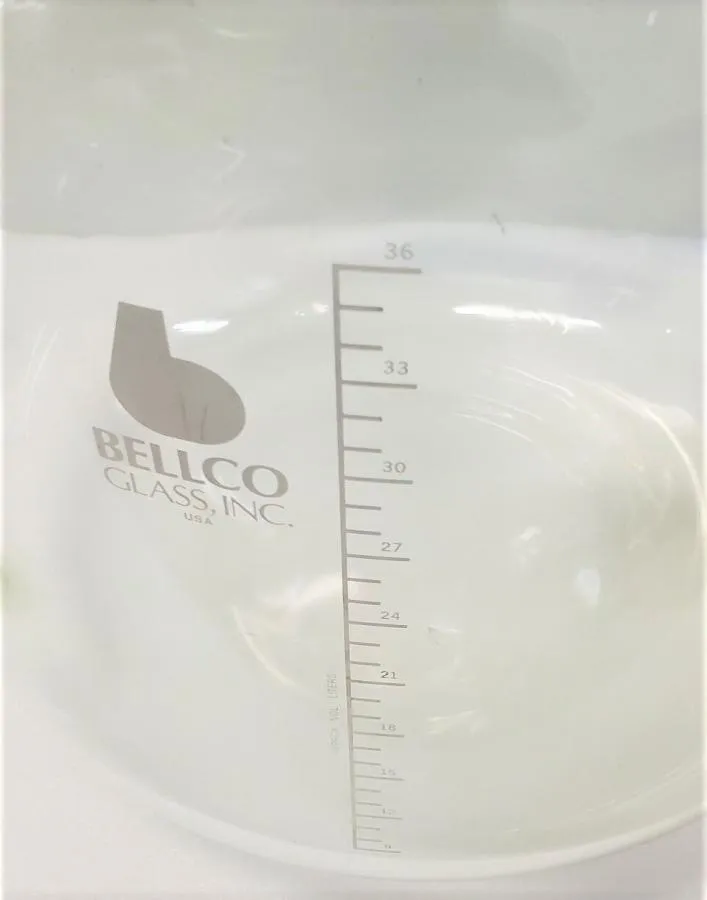 Bellco Glass Large Flange Round vessel 36L with Stand