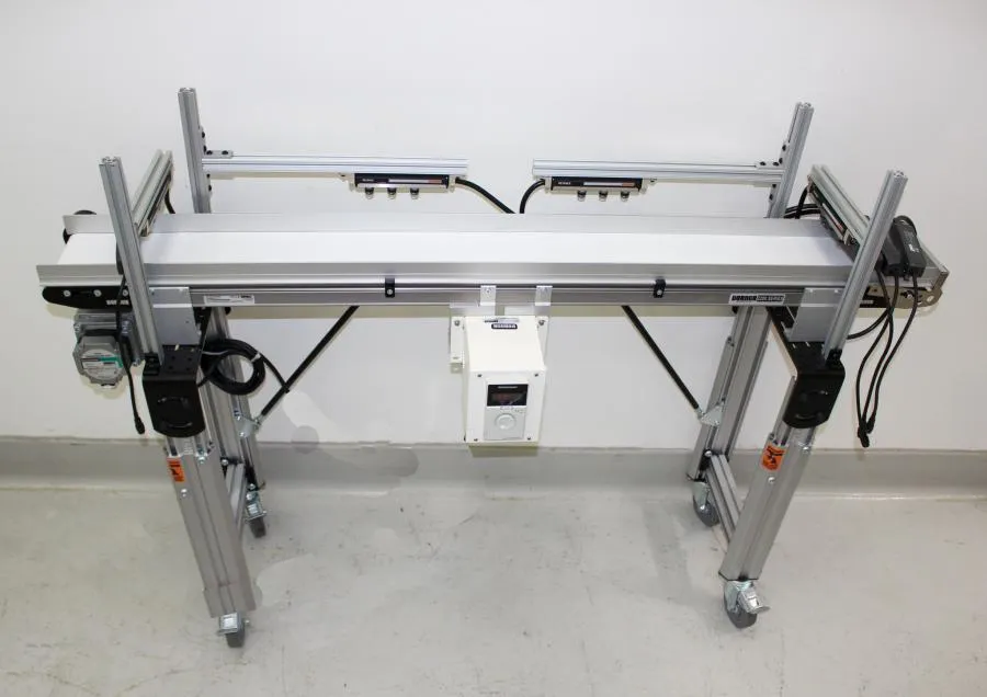 DORNER 2200 Series Flat Belt  Conveyor with casters