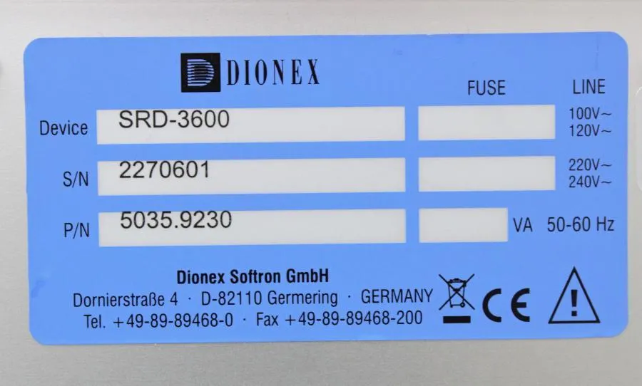 Thermo Scientific Dionex UltiMate 3000 RS HPLC System