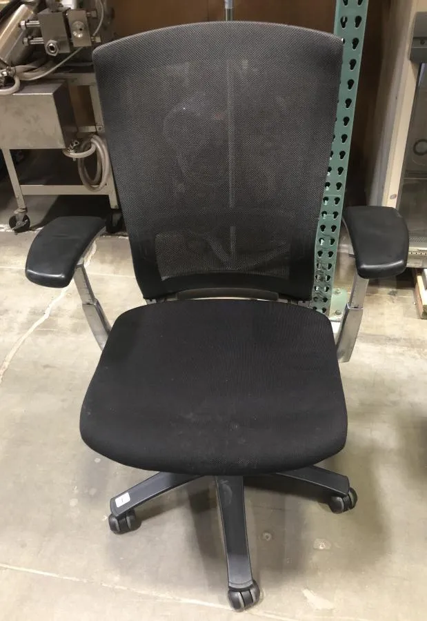 Black and Silver Office Chair