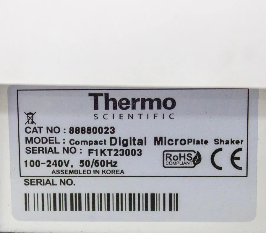 Thermo Scientific Compact Digital Microplate Shaker 88880023