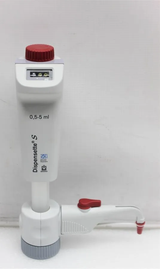 BrandTech Scientific Bottle Top Dispensette S 0.5- CLEARANCE! As-Is