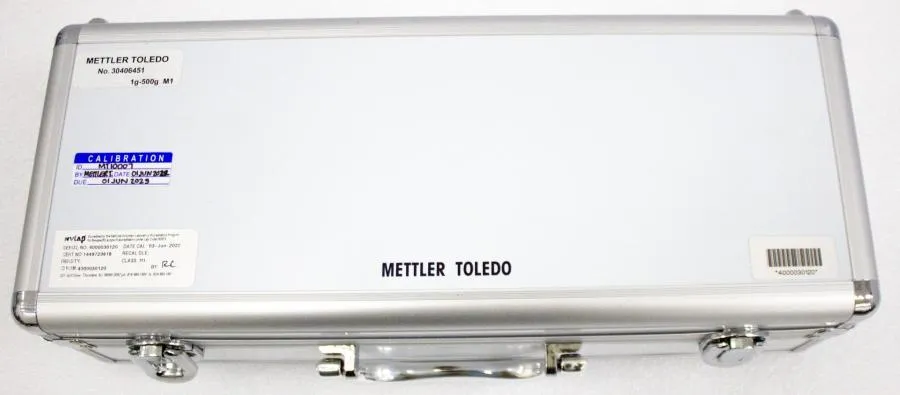 Mettler Toledo 1g-500g Weight set 1g-500g M1 PL C E