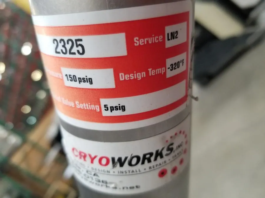 CryoWorks Liquid Nitrogen Piping