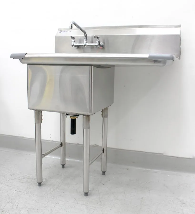 GSW Stainless Steel Tub sink w/right board Model: SEE18181R