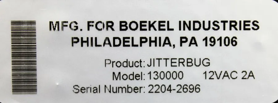 BOEKEL Scientific  THE JITTERBUG Incubated Microplate Shaker, 130000