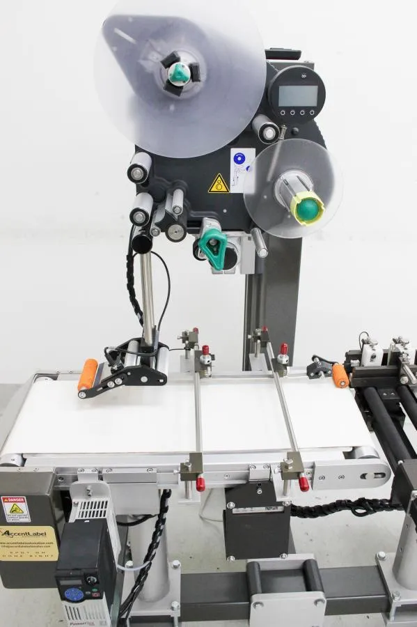 AccentLabel Automation Fully Automatic Pouch Labeler Model AXL40