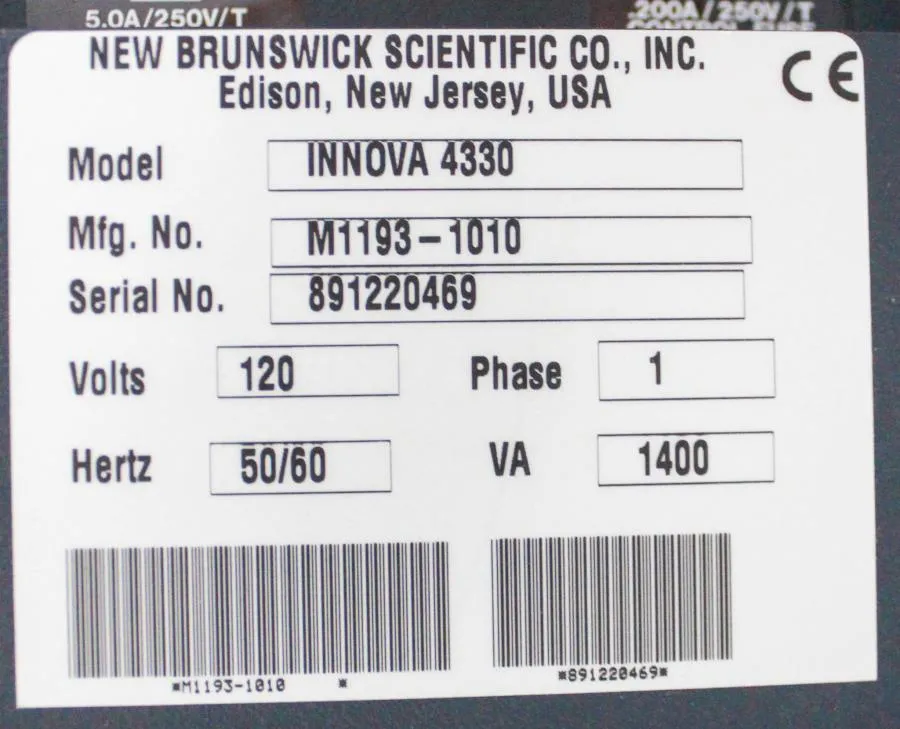 New Brunswick Innova 4330 Refrigerated Incubator Shaker
