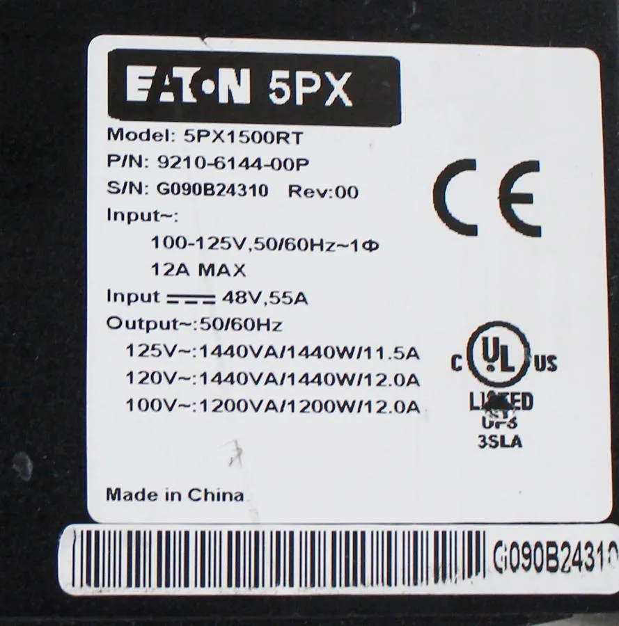 Eaton 5PX 1500RT Rack/Tower UPS