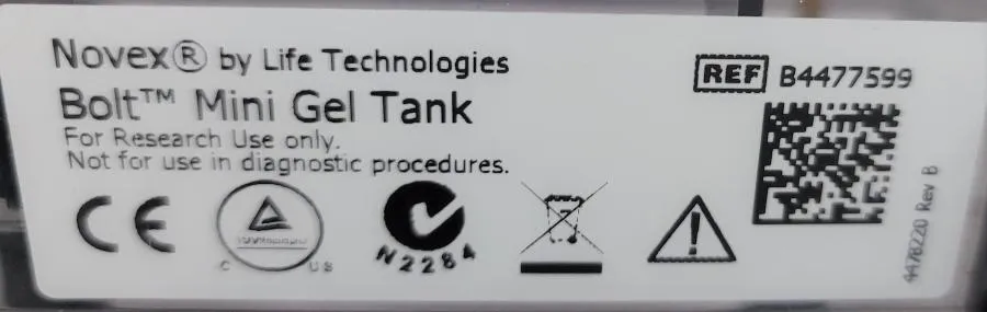 Life Technologies Mini Gel Tank A25977