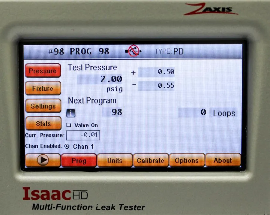Zaxis Multi-Function Leak Tester Model Issac-HD-PD