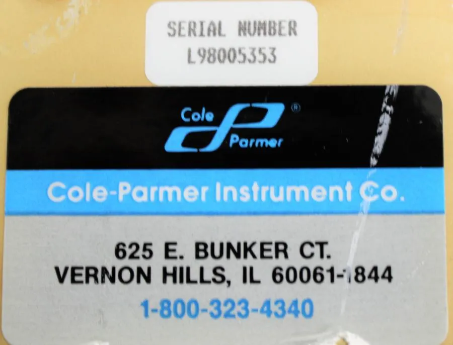 Cole Parmer MasterFlex L/S Digital Economy Drive Peristaltic Pump 7524-40