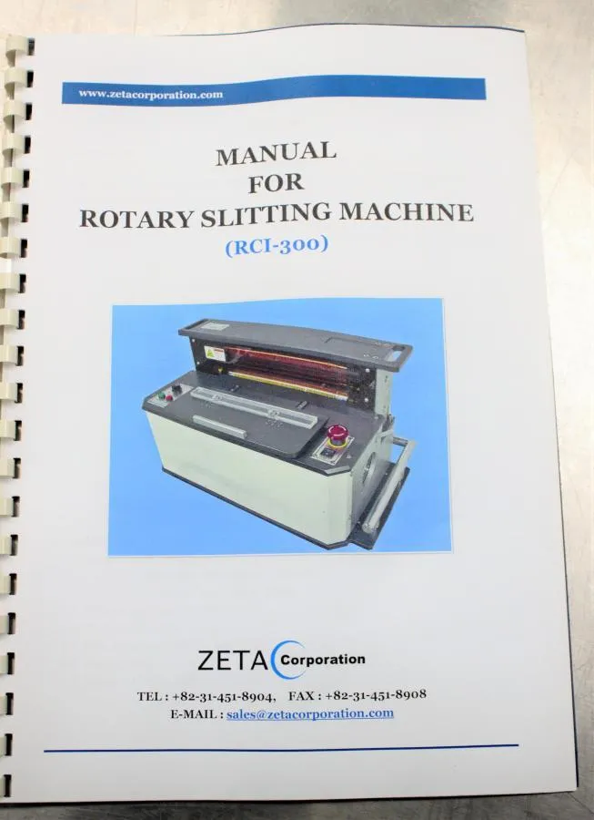 Zeta RCI-300 Rotary Slitter