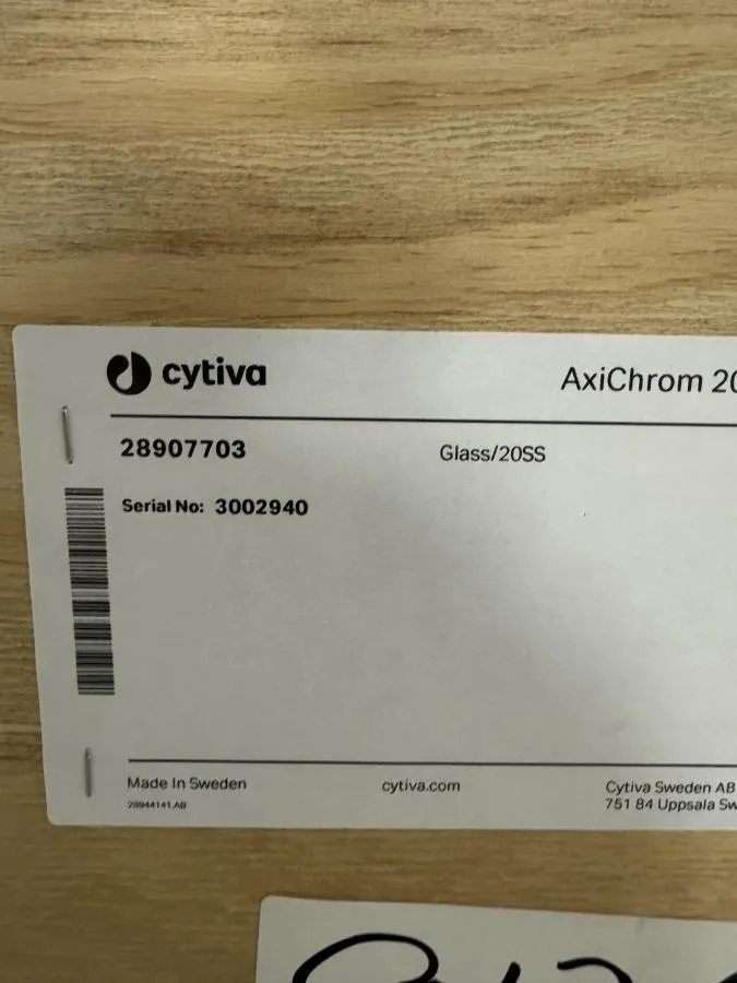 Cytiva AxiChrom 200 Chromatography Column 28907703