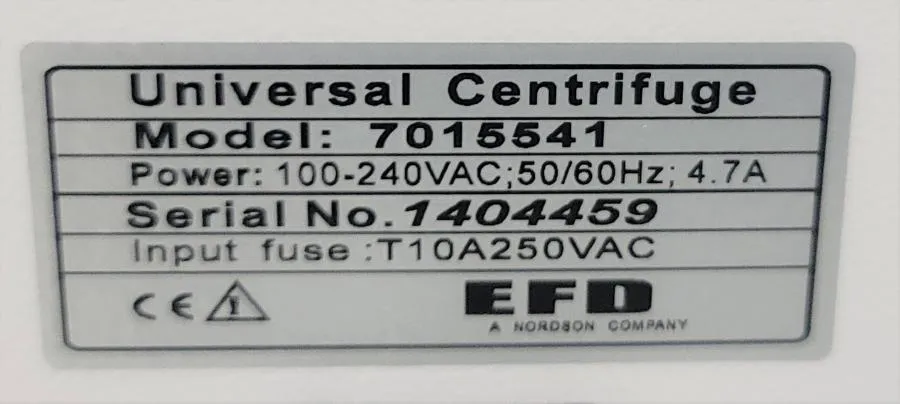 Nordson EFD ProcessMate 5000 Universal Centrifuge 7015541