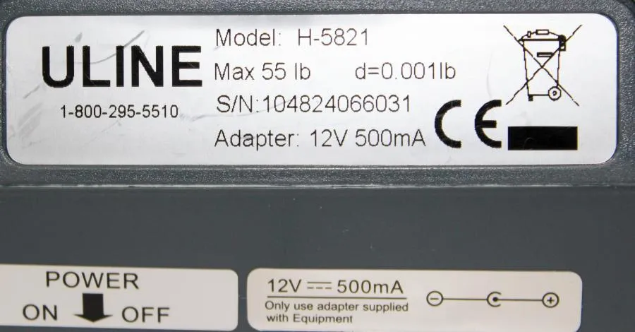 Uline H-5821 Deluxe Counting Bench Scale