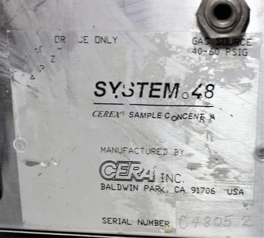 Cerex System 48 Sample Concentrator