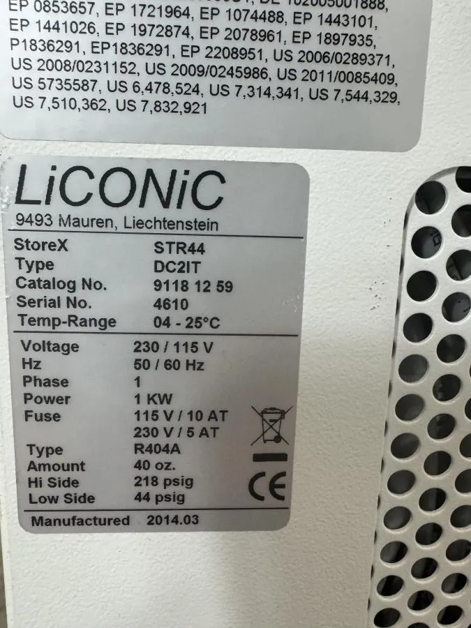 Liconic Incubator DC2IT- STR44