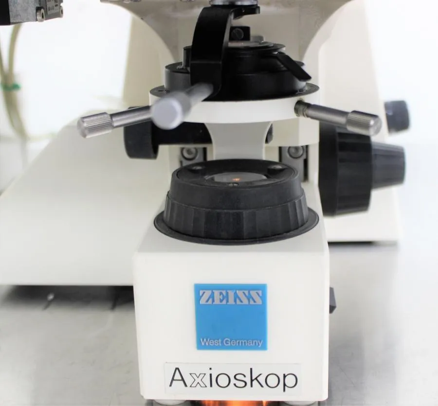 Zeiss Axioskop Microscope w/ Camera EL-Einsatz 45 14 87
