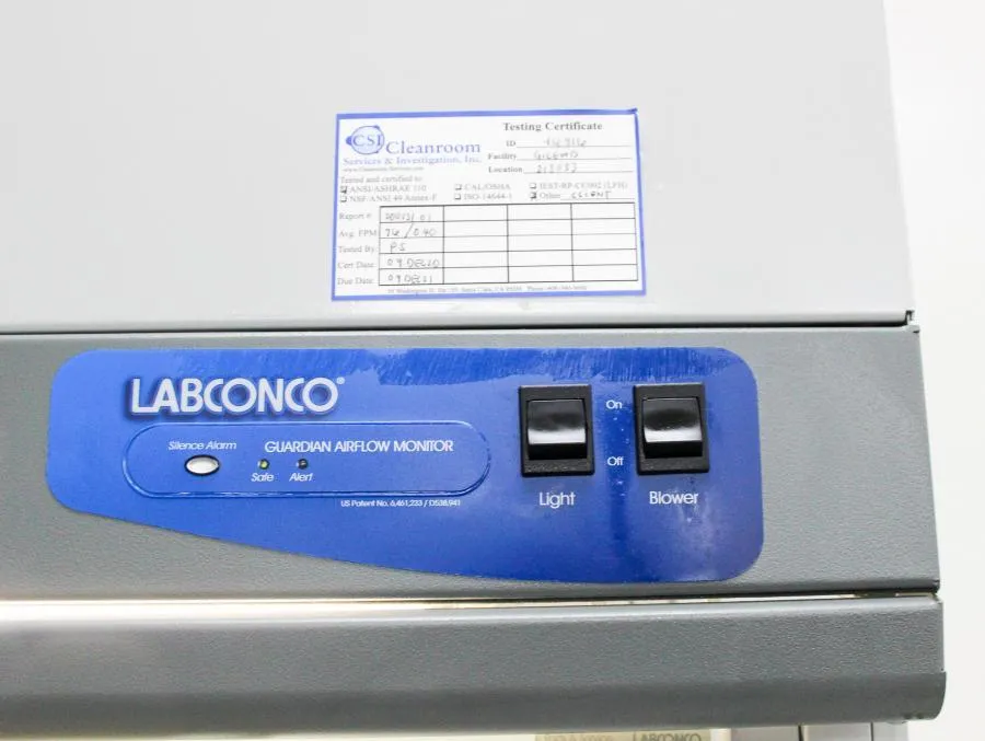 Labconco -6' XPert Filtered Balance System with Guardian Airflow Monitor 3950601