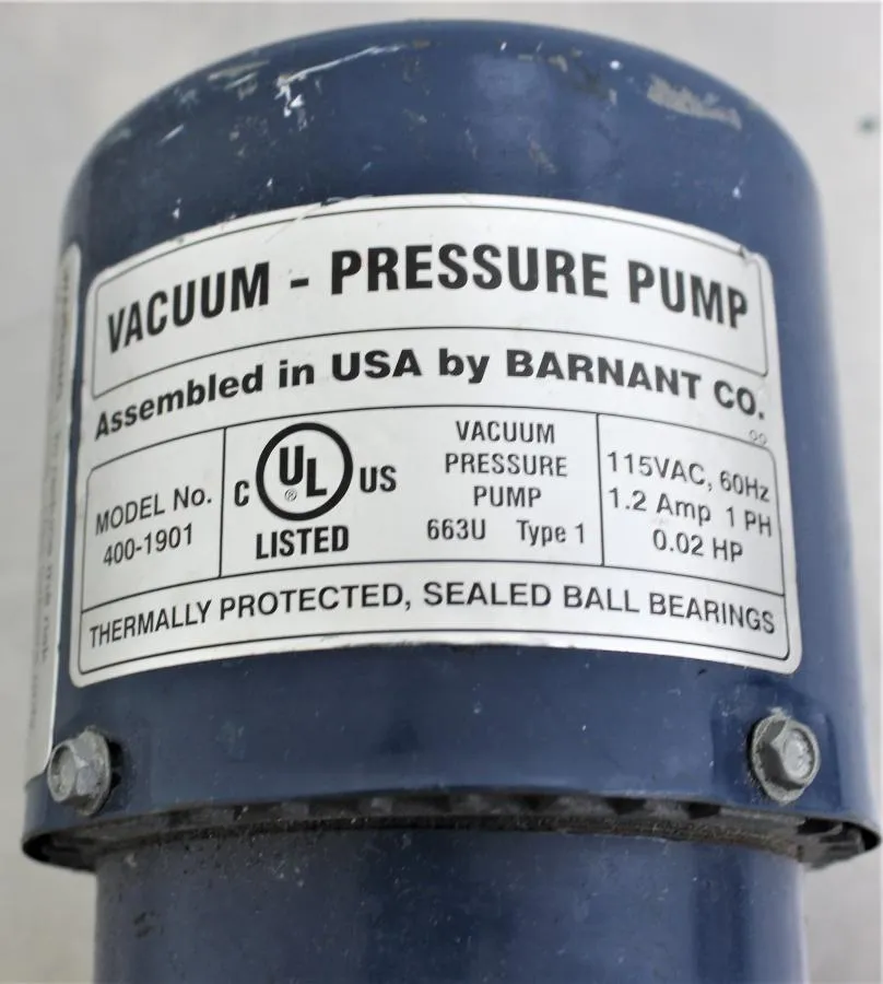 Barnant Vacuum Pressure Pump 400-1901