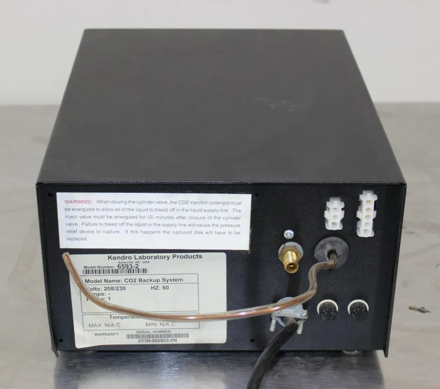 Kendro Laboratory Products 6593-2 CO2 Control System