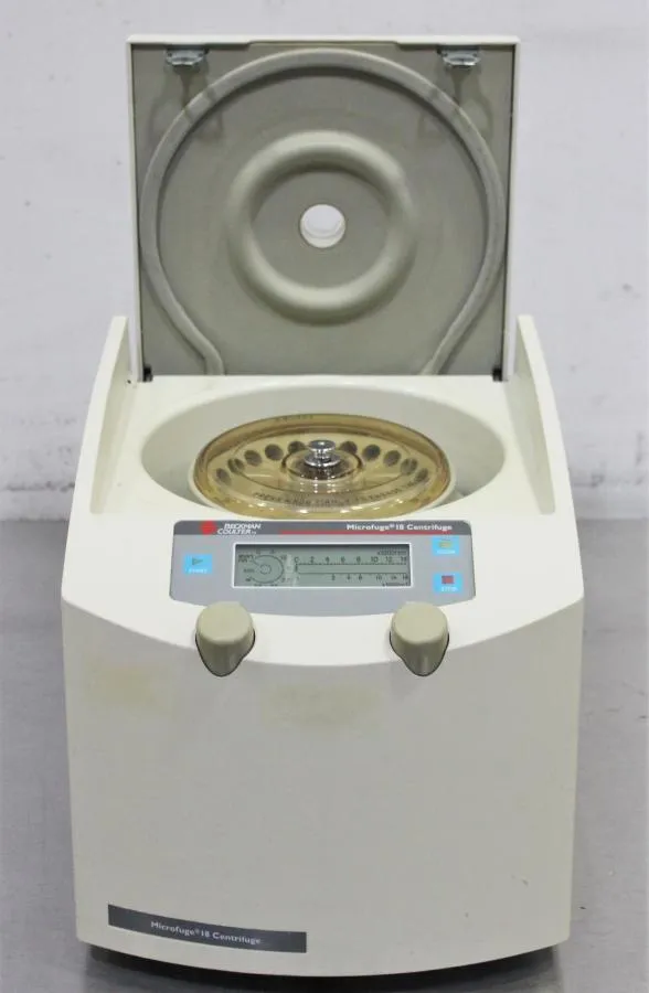 Beckman Microfuge 18 Centrifuge 367160 w/ ROTOR CLEARANCE! As-Is