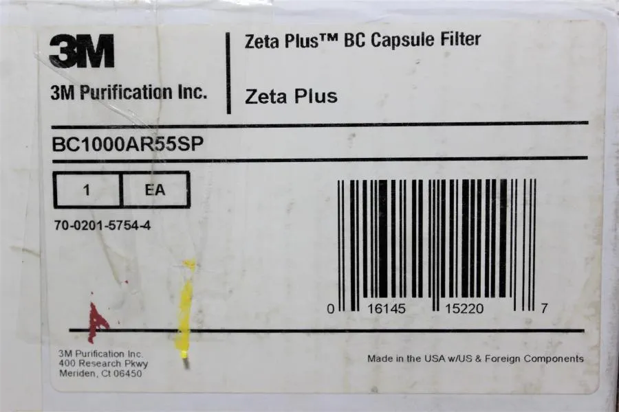 3M Zeta Plus Cartridge BC Capsule Filter BC1000AR55SP