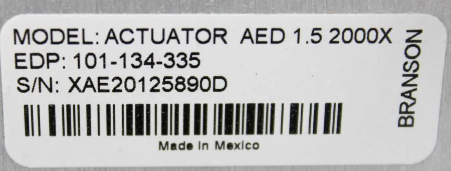 Branson Actuator AED 1.5 MT11690