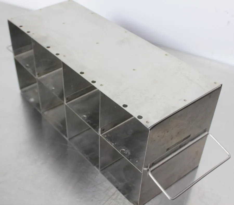 Stainless Steel Freezer Racks Cryo 8 Box Capacity