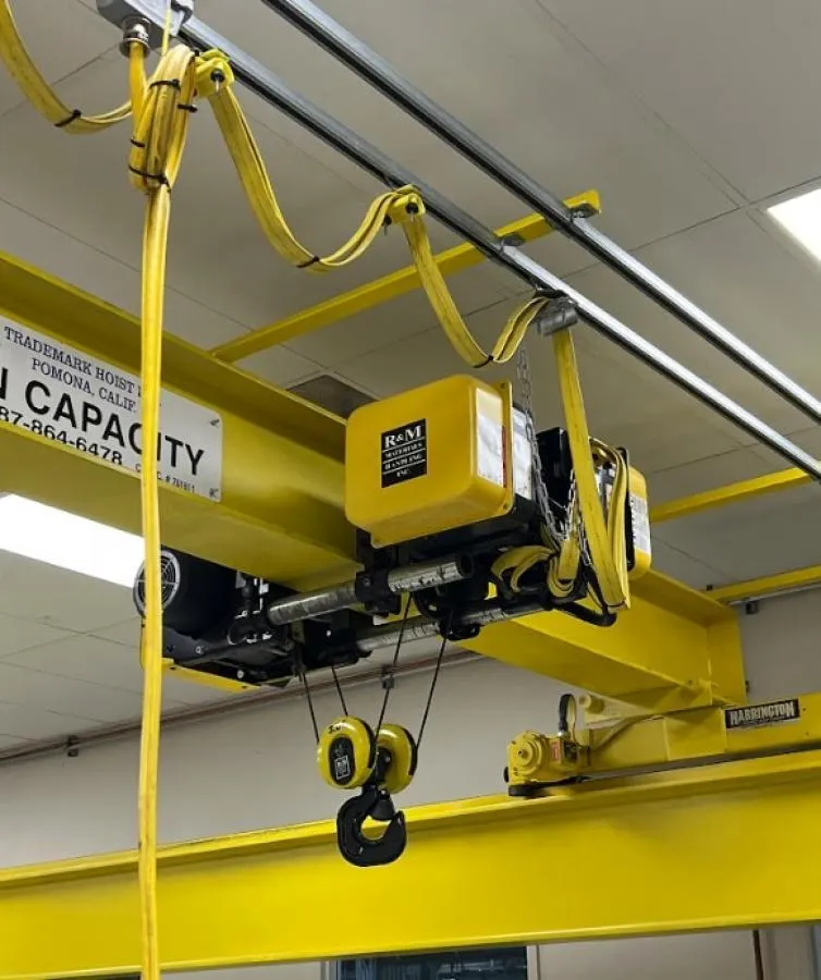 3 Ton Capacity Crane - Trademark Hoist - Preowned in great condition!